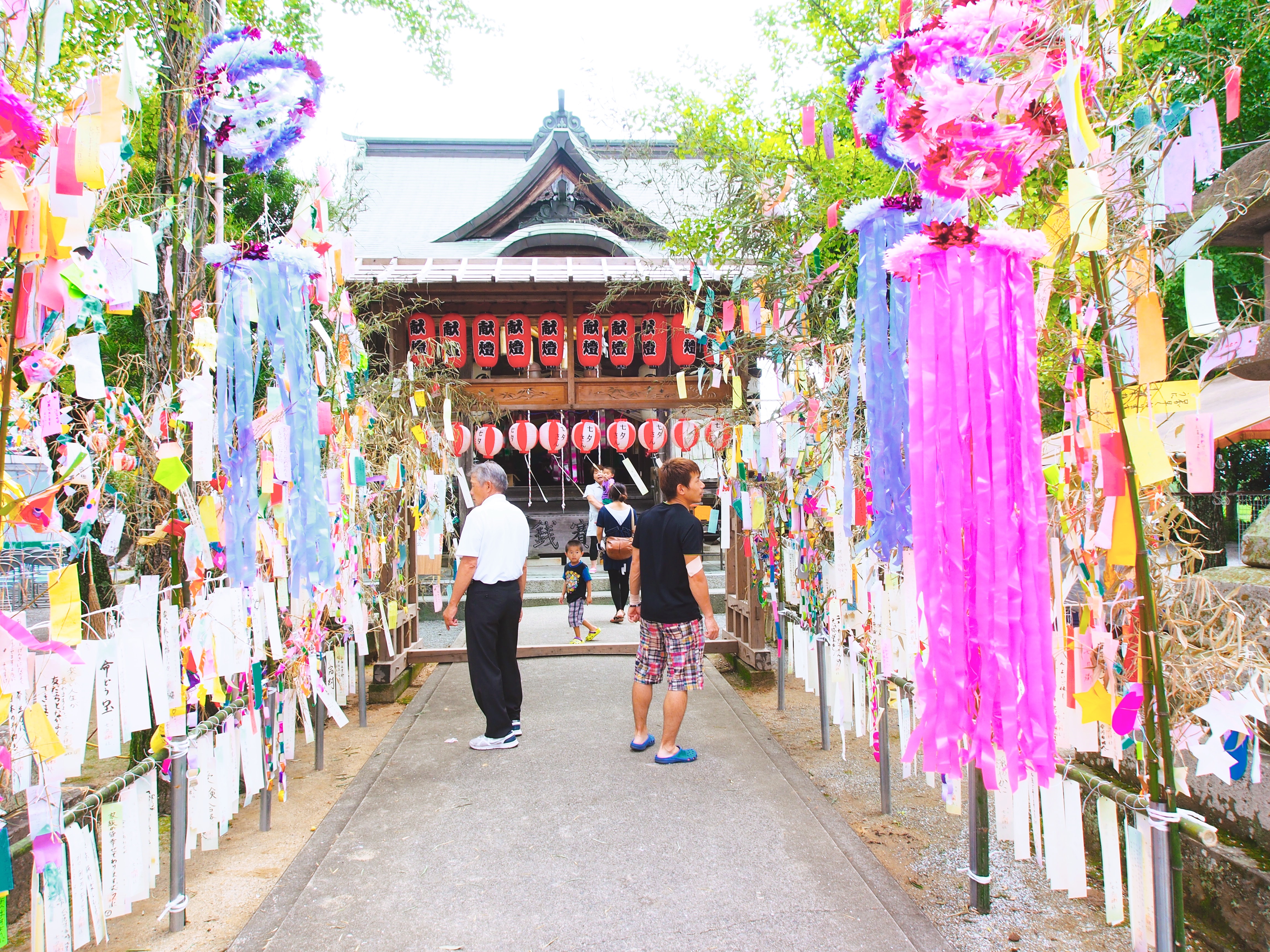 來自全國的30萬祝福在福岡大集合 日本唯一的 七夕神社 Feel Fukuoka Japan